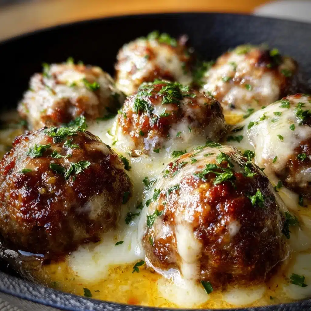 Crockpot French Onion Meatballs Recipe - Recipe Image