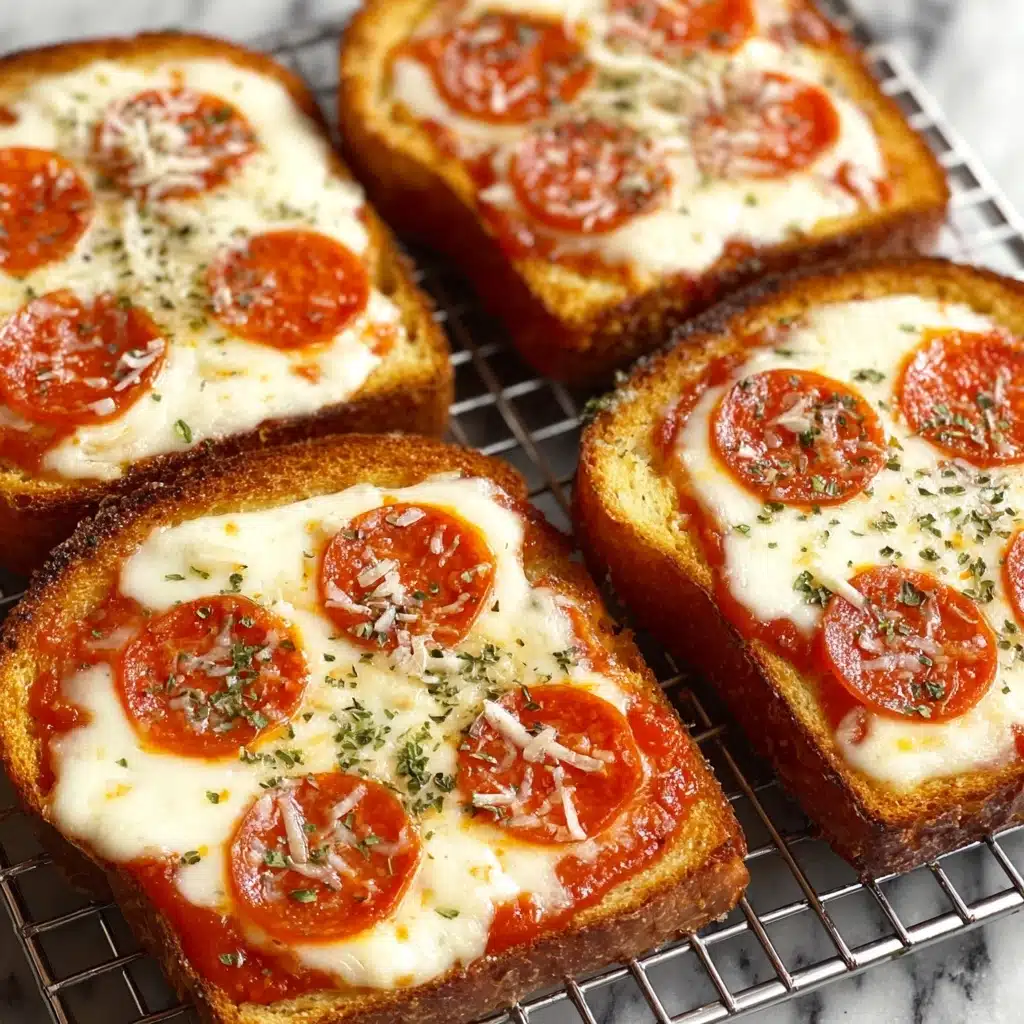 Texas Toast Garlic Bread Pizza Recipe - Recipe Image