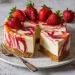 Strawberry Swirl Cheesecake Recipe