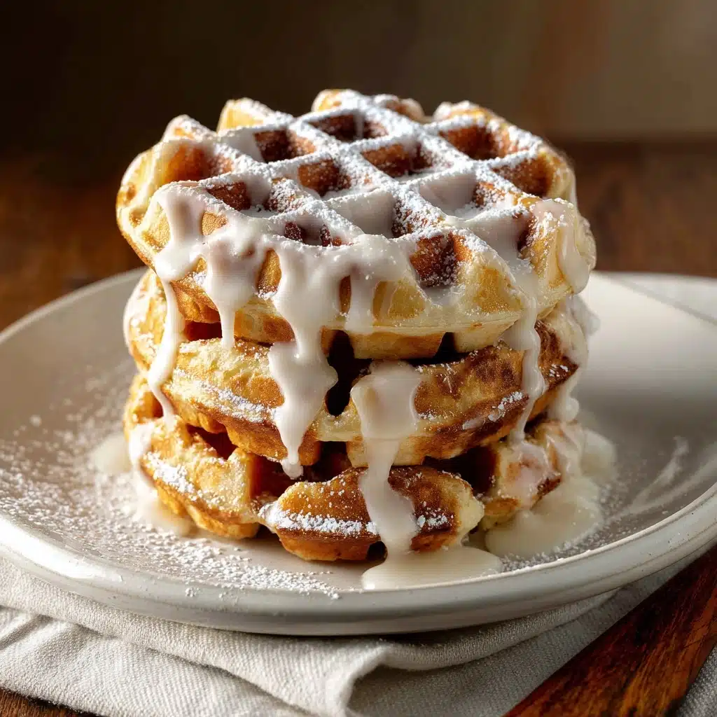 Apple Fritter Waffle Donuts Recipe - Recipe Image