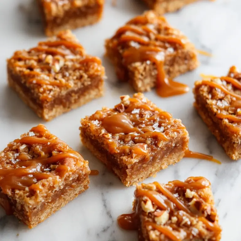 Irresistible Salted Caramel Apple Bars for Fall Recipe