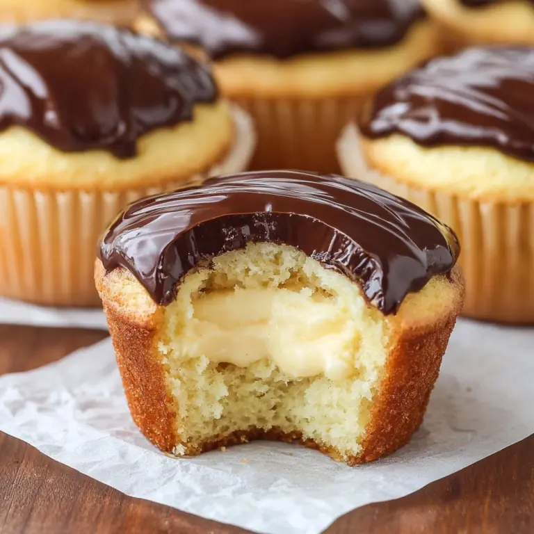 Boston Cream Cupcakes Recipe