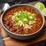 Crockpot Chili with Ground Beef and Beans Recipe