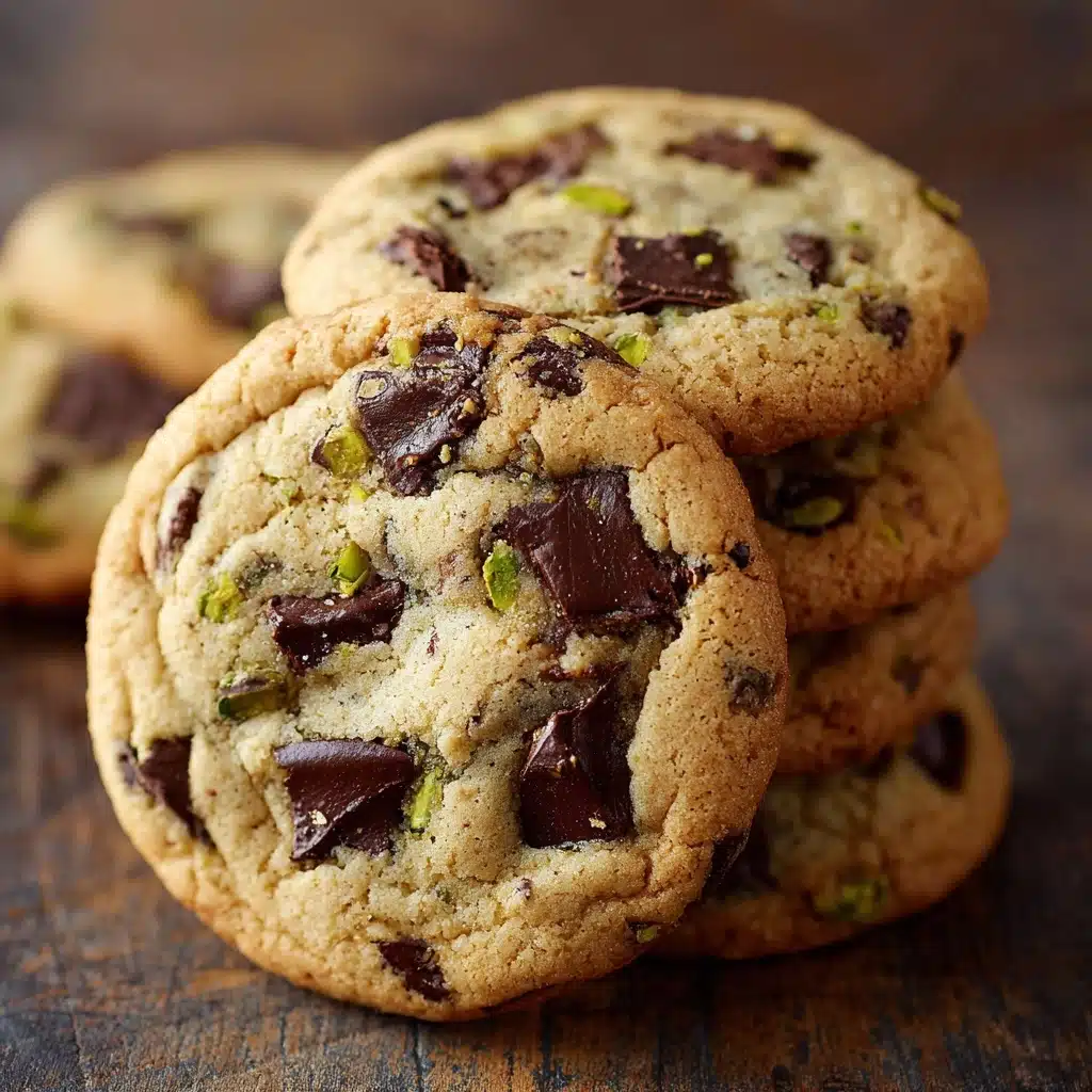 Pistachio Cream Chocolate Chip Cookies Recipe - Recipe Image