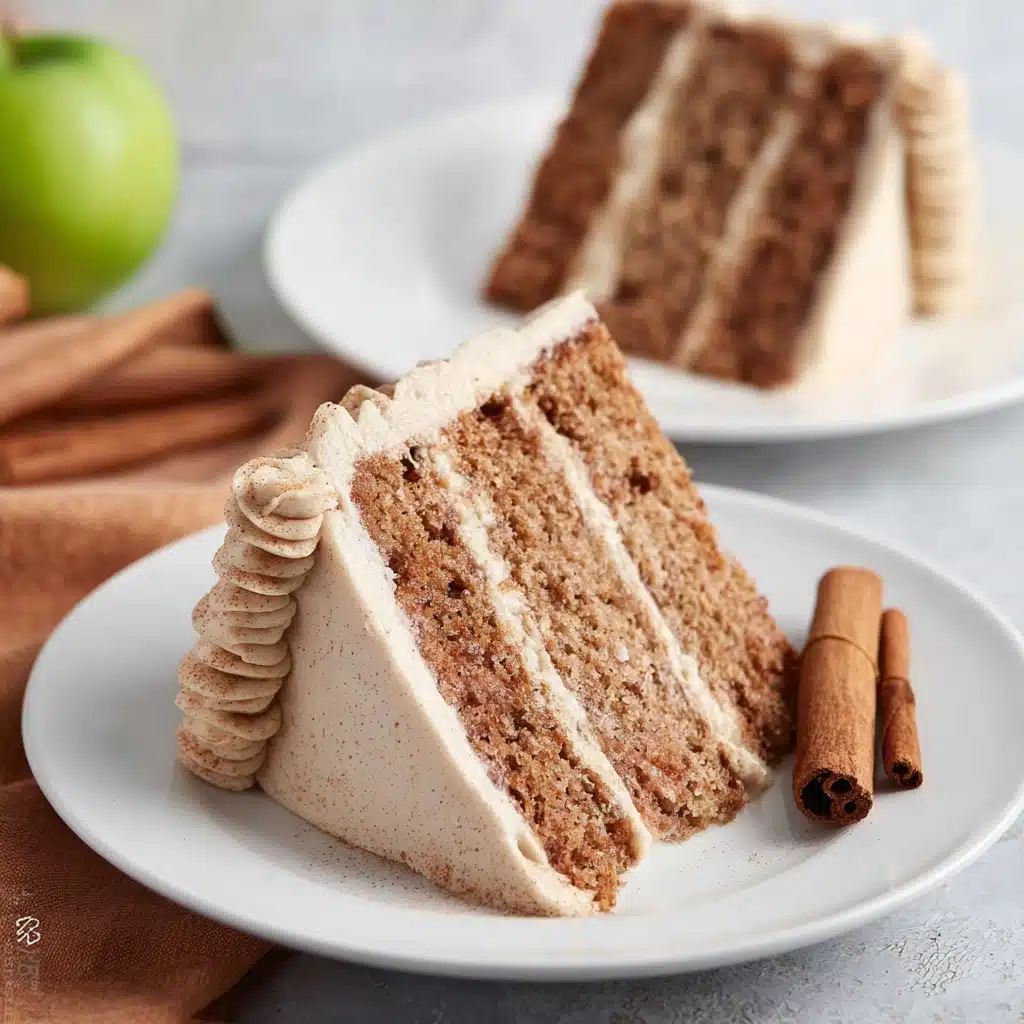Apple Spice Cake with Cinnamon-Vanilla Buttercream Recipe - Recipe Image