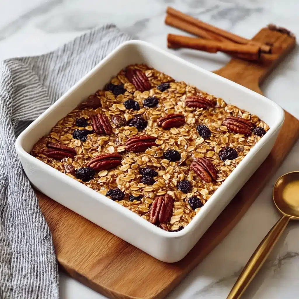 Healthy Pumpkin Baked Oatmeal Recipe - Recipe Image