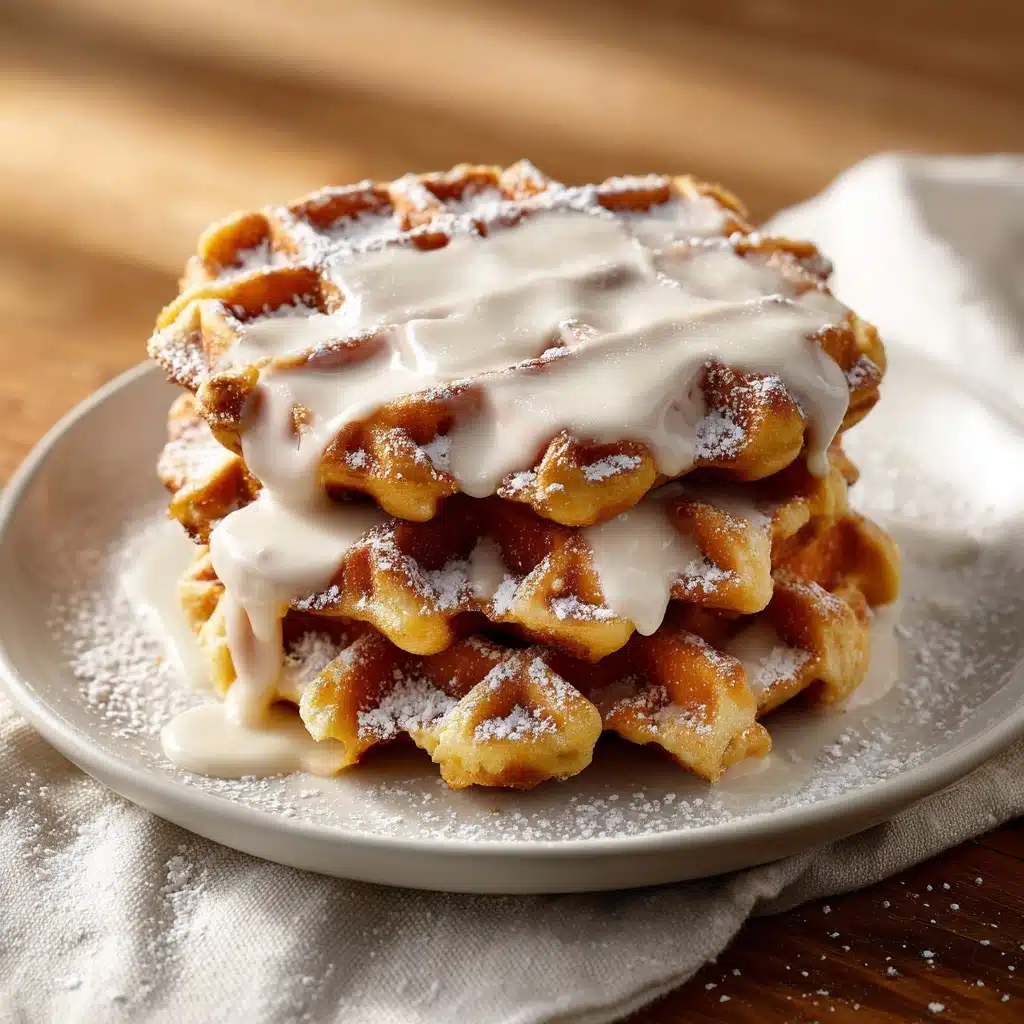 Apple Fritter Waffle Donuts Recipe - Recipe Image