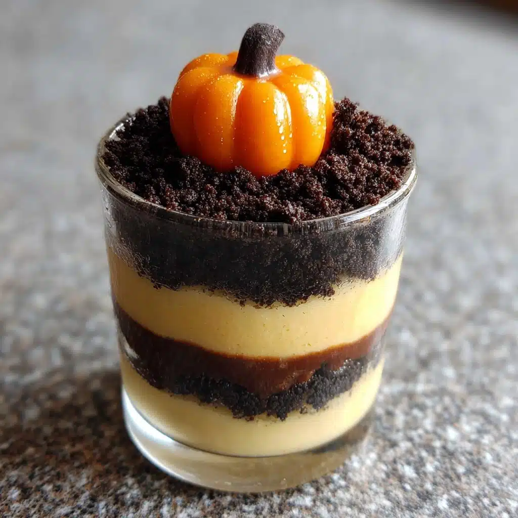 3-Ingredient Pumpkin Patch Dirt Cups in Just 10 Minutes Recipe - Recipe Image
