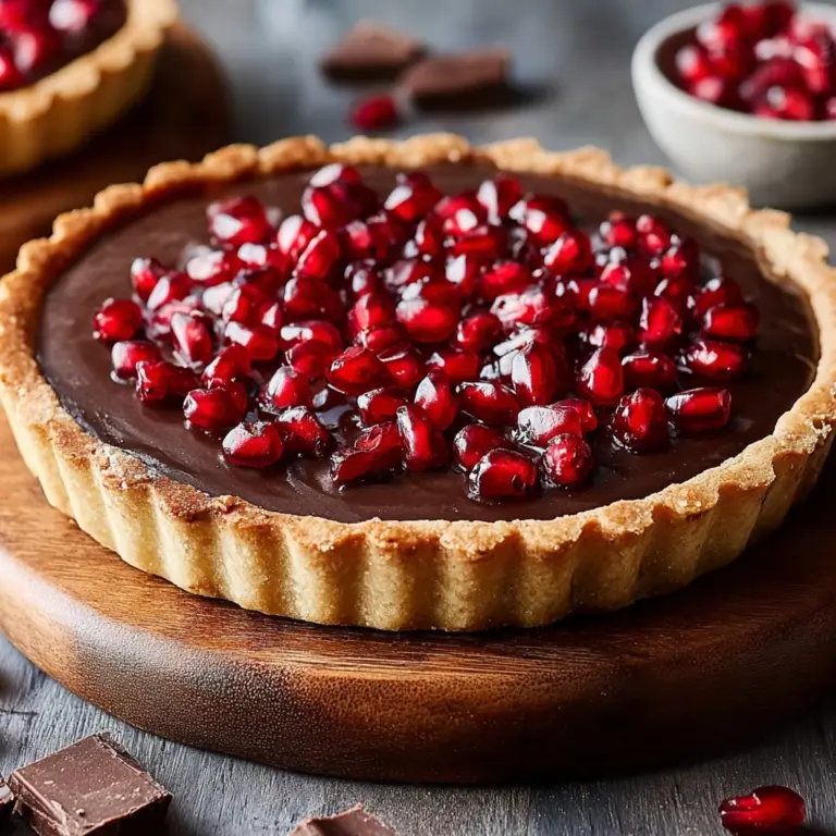 No-Bake Pomegranate Tart Recipe