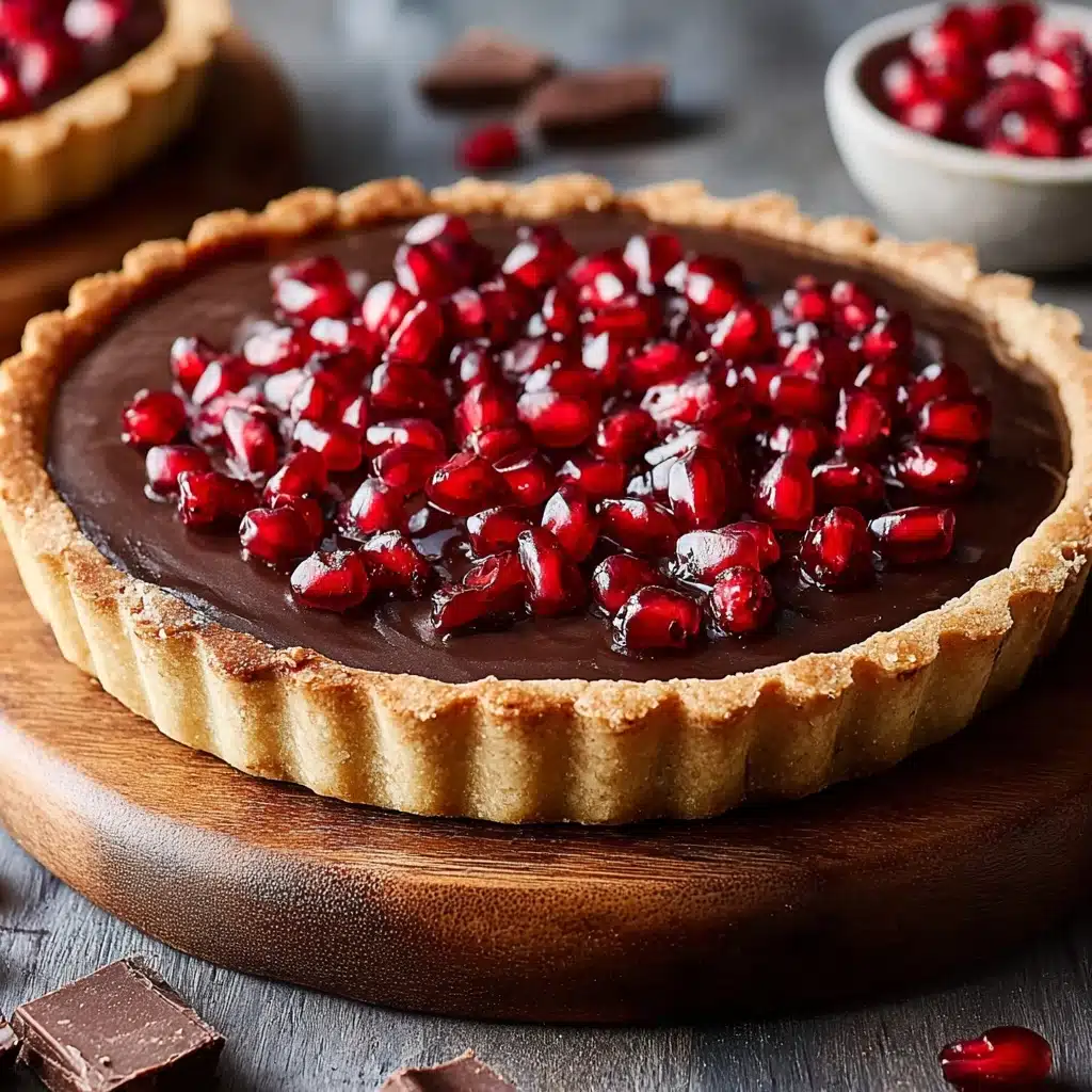 No-Bake Pomegranate Tart Recipe - Recipe Image