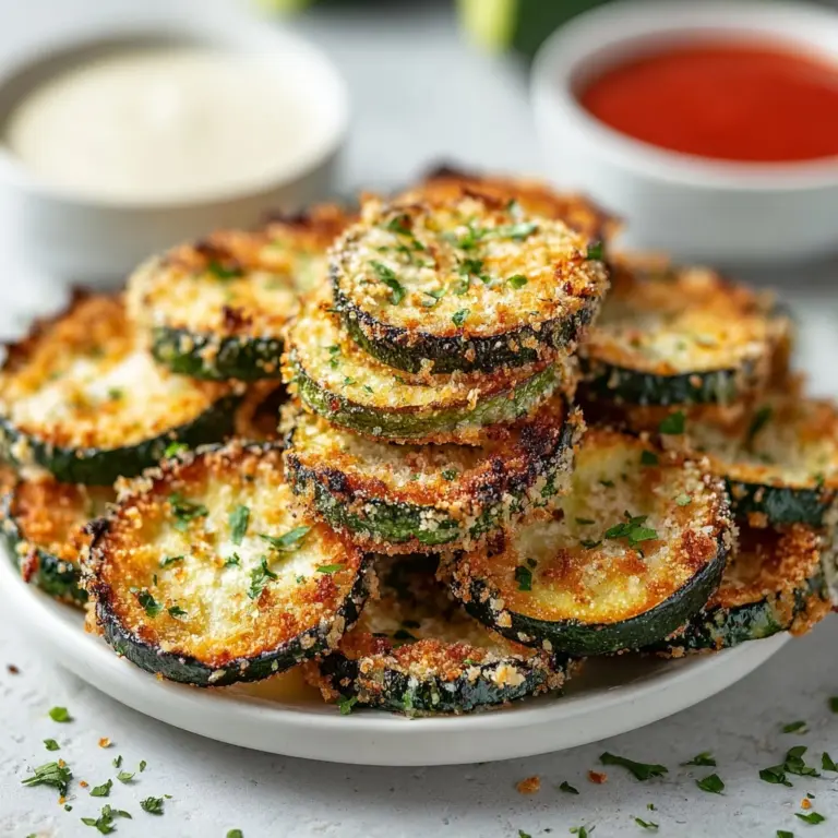 Crispy Baked Parmesan Zucchini Recipe