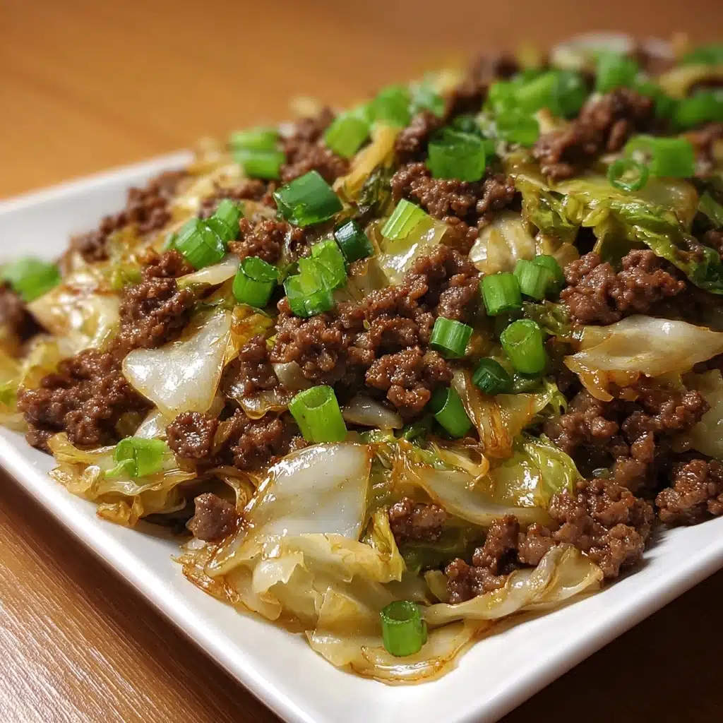 Low-Carb Mongolian Ground Beef and Cabbage Recipe Revealed! Recipe - Recipe Image