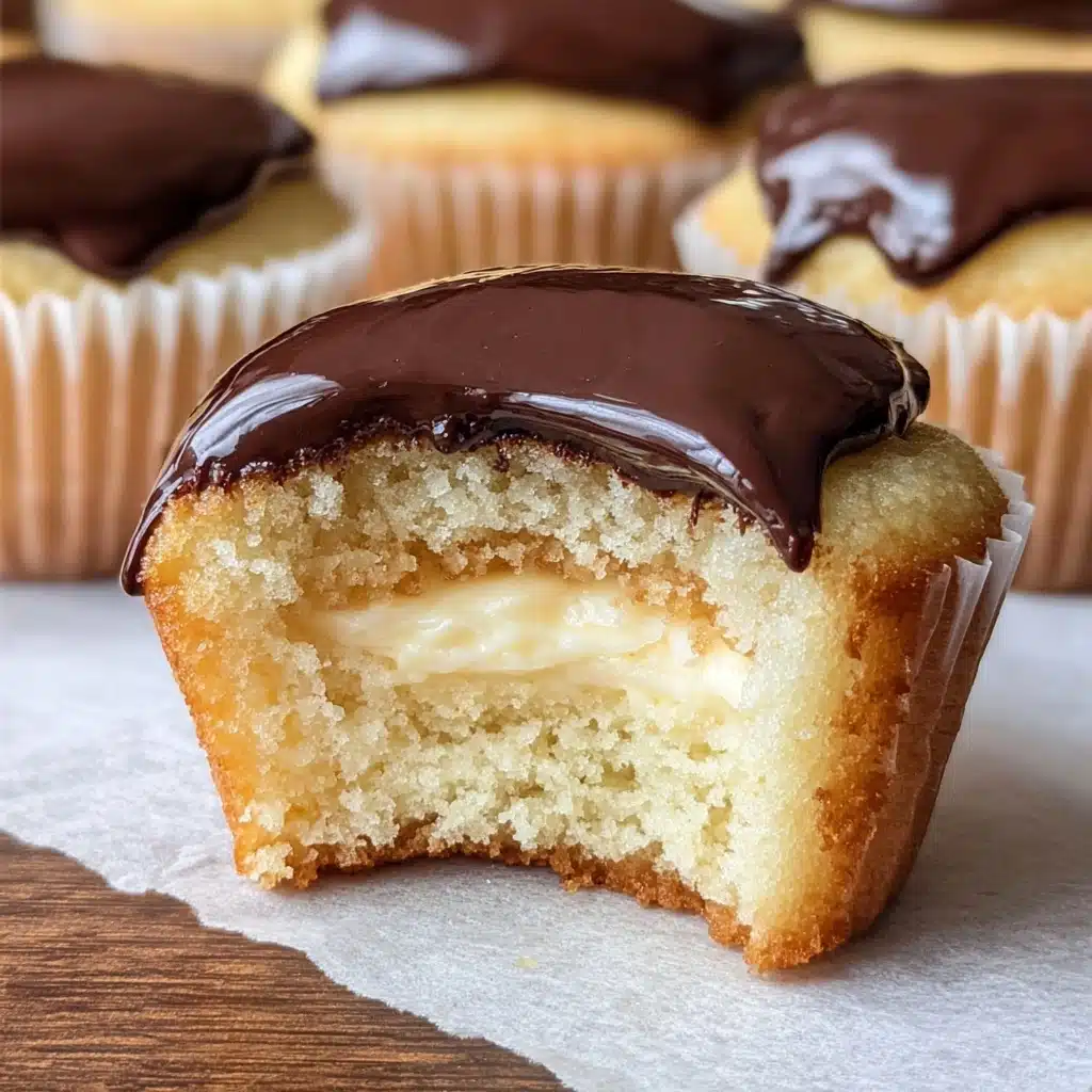 Boston Cream Cupcakes Recipe - Recipe Image