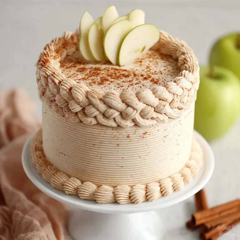 Apple Spice Cake with Cinnamon-Vanilla Buttercream Recipe