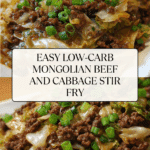 Low-Carb Mongolian Ground Beef and Cabbage Recipe Revealed! Recipe
