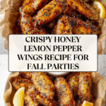 Honey Lemon Pepper Wings Recipe