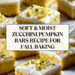 Soft & Moist Zucchini Pumpkin Bars Recipe