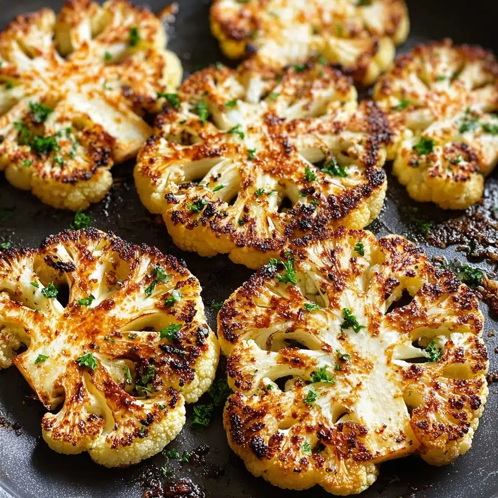 Crispy Baked Cauliflower Steaks Recipe - Recipe Image
