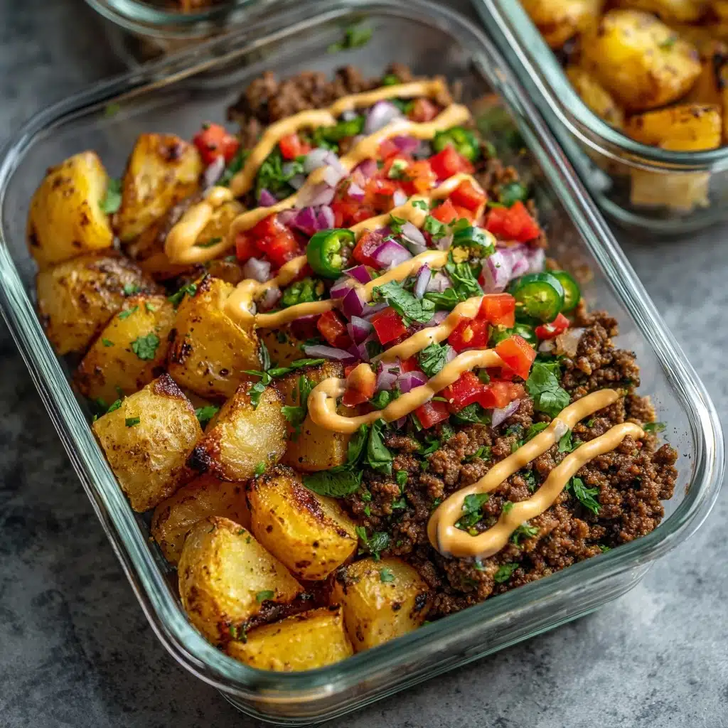 Loaded Potato Taco Bowls Recipe - Recipe Image