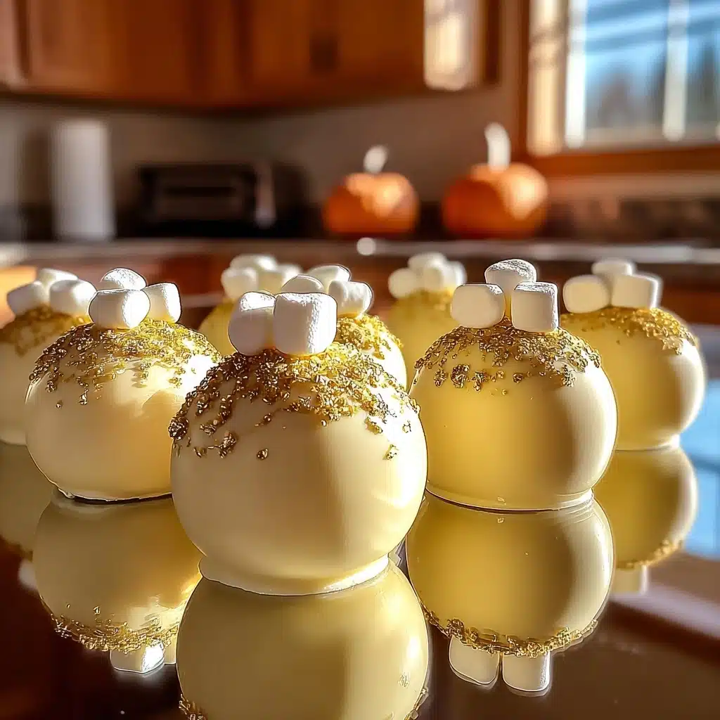 Pumpkin Spice Hot Chocolate Bombs Simple and Rich Treat Recipe - Recipe Image