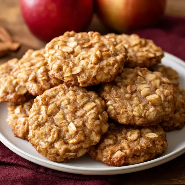 Apple Cinnamon Oatmeal Cookies Recipe
