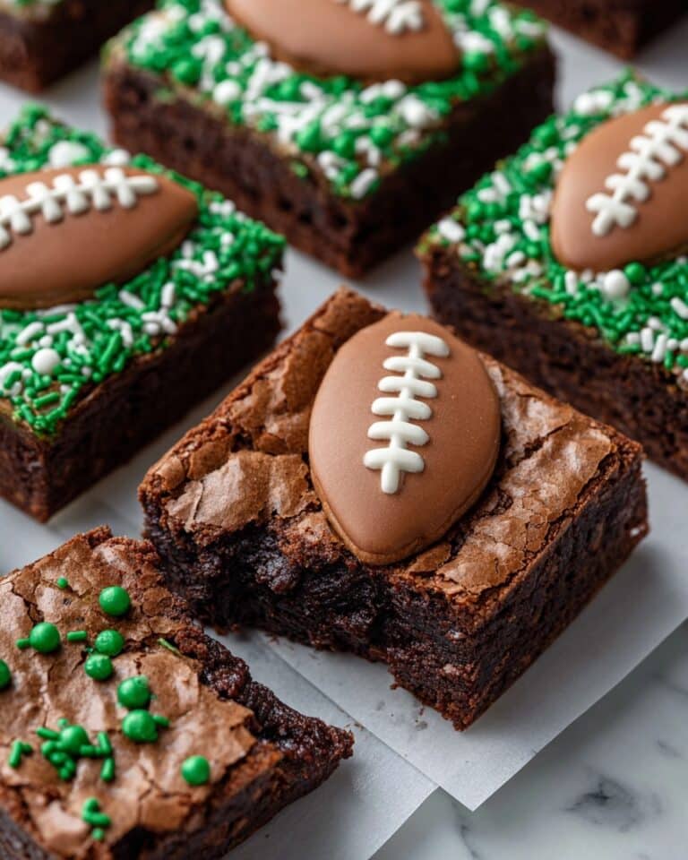 Football Brookies Recipe