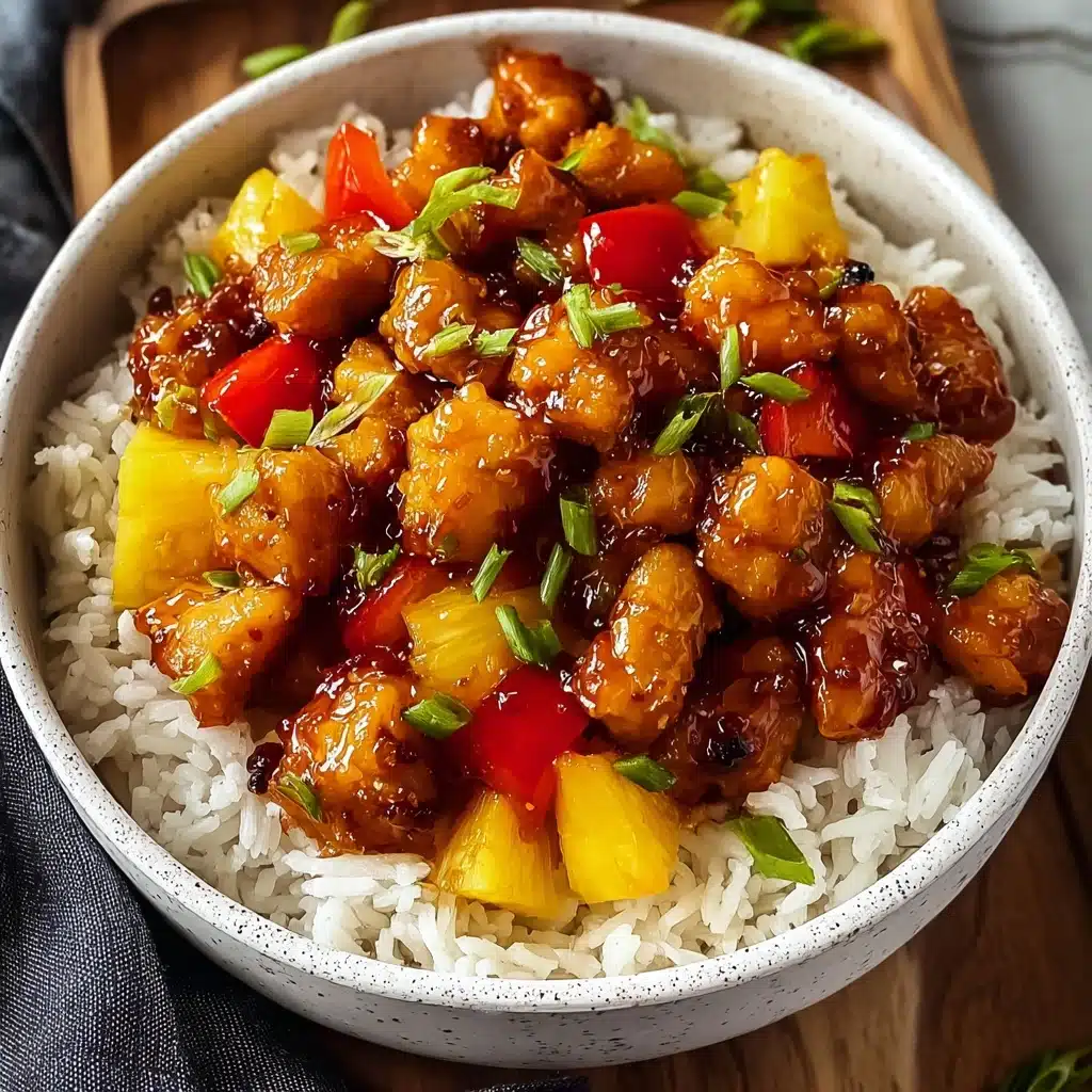 5-Star Brown Sugar Pineapple Chicken Recipe - Recipe Image
