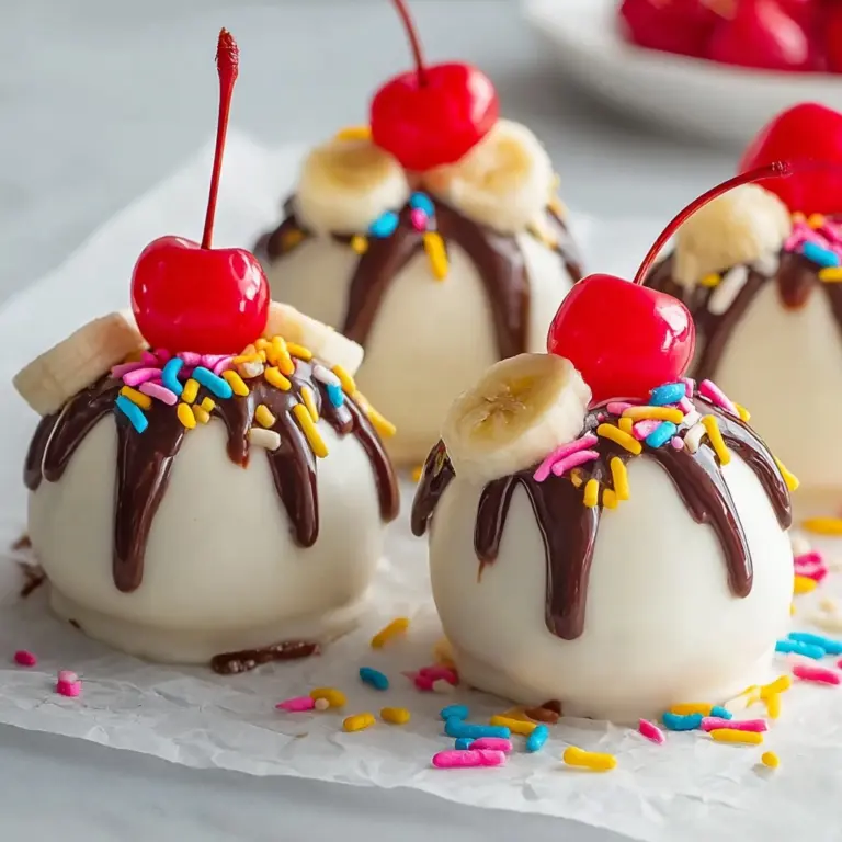 Banana Split Truffles Recipe