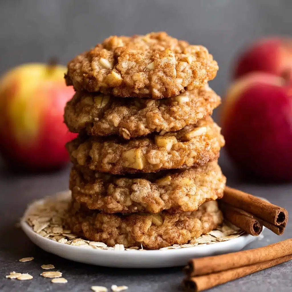 Apple Cinnamon Oatmeal Cookies Recipe - Recipe Image
