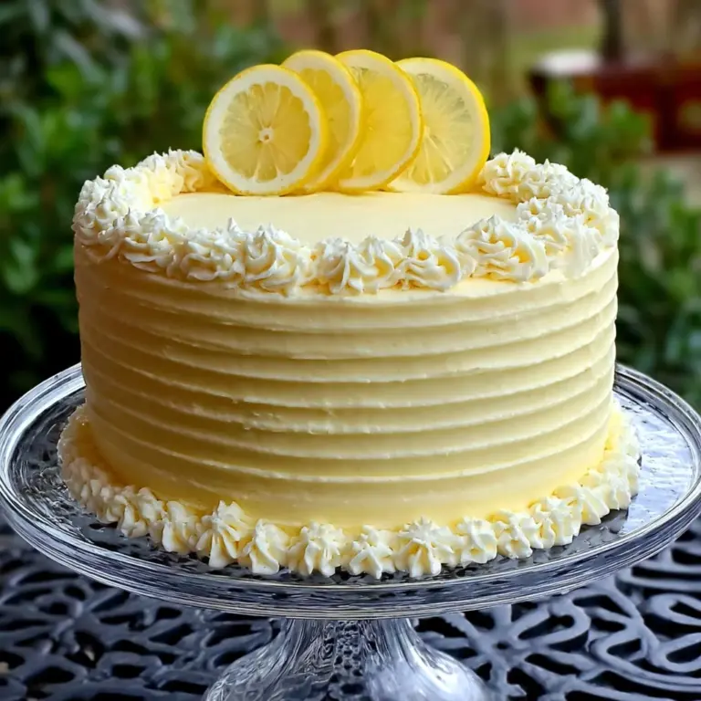 Creamy Lemon Cheesecake Cake Recipe