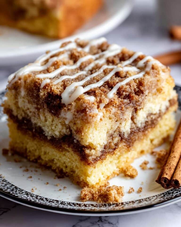 Sour Cream Streusel Coffee Cake Recipe