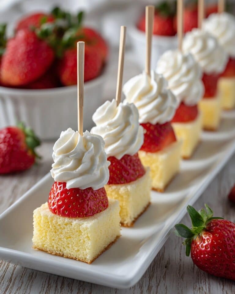 Strawberry Shortcake Kabobs Recipe