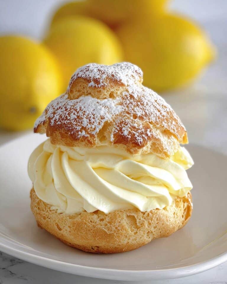 Lemon Cream Puffs Recipe