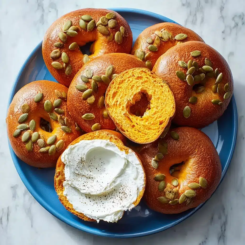 Pumpkin Bagels Recipe - Recipe Image