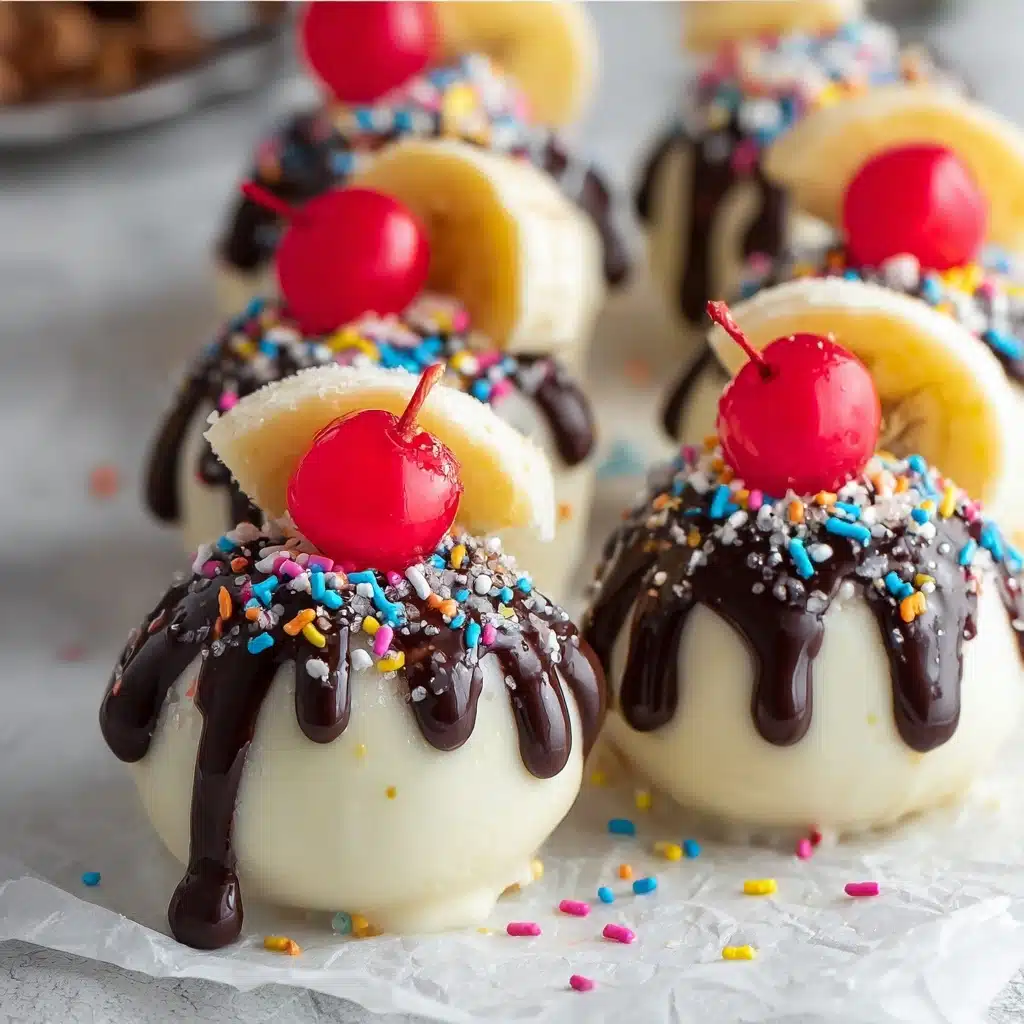 Banana Split Truffles Recipe - Recipe Image