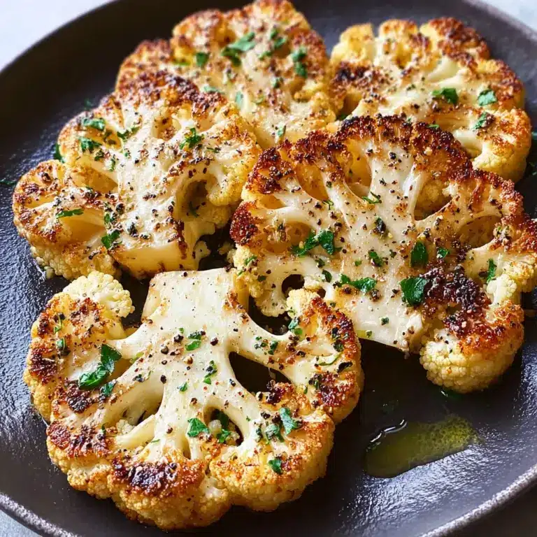 Crispy Baked Cauliflower Steaks Recipe