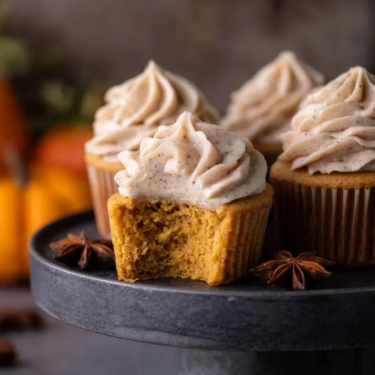 Pumpkin Cupcakes with Cream Cheese Frosting Recipe