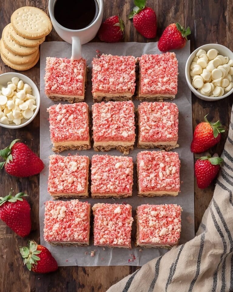 Strawberry Crunch Brownies Recipe