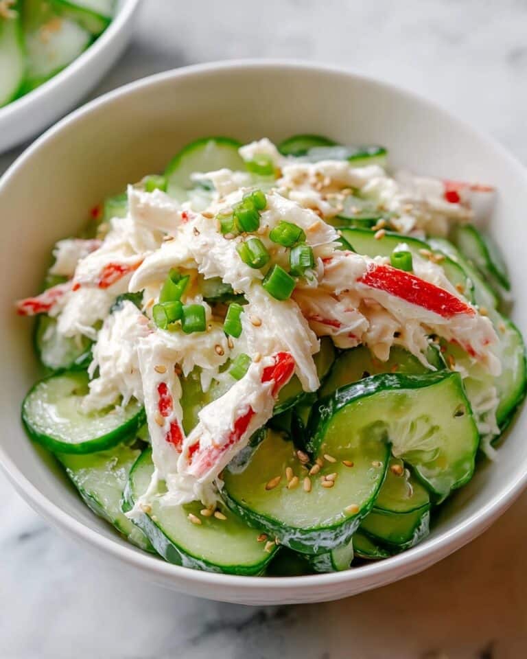 Cucumber Salad with Crab Meat Delight Recipe