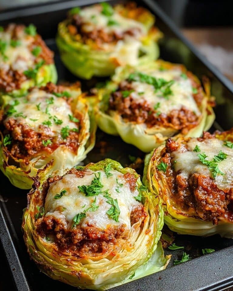 Oven-Baked Cabbage Burgers Recipe