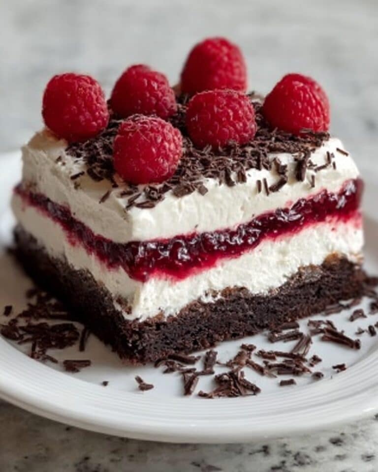 Raspberry Chocolate Lasagna Recipe