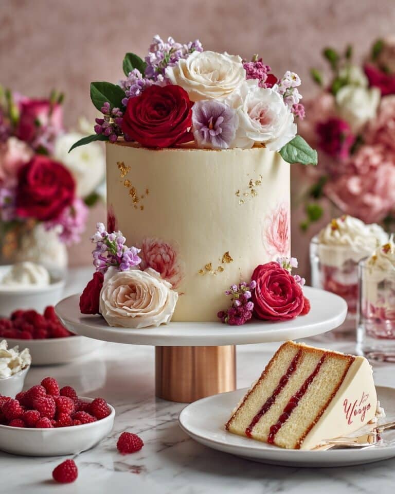 White Chocolate Raspberry Cake Recipe