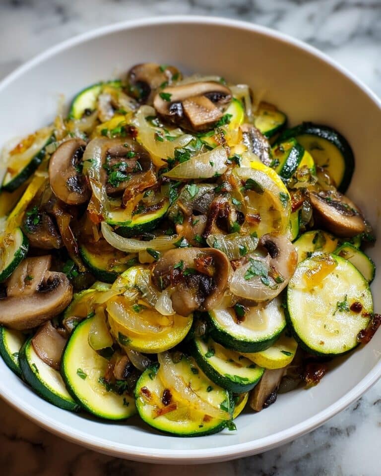 Sauteed Zucchini, Mushrooms, and Onions Recipe