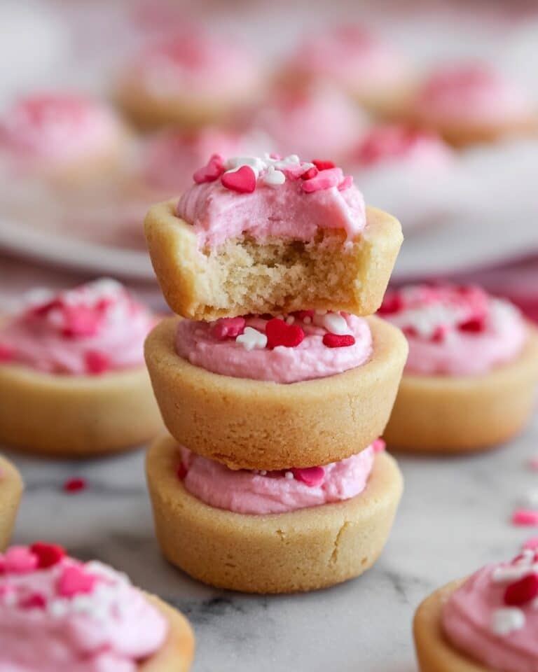 Sugar Cookie Cups with Buttercream Frosting Recipe