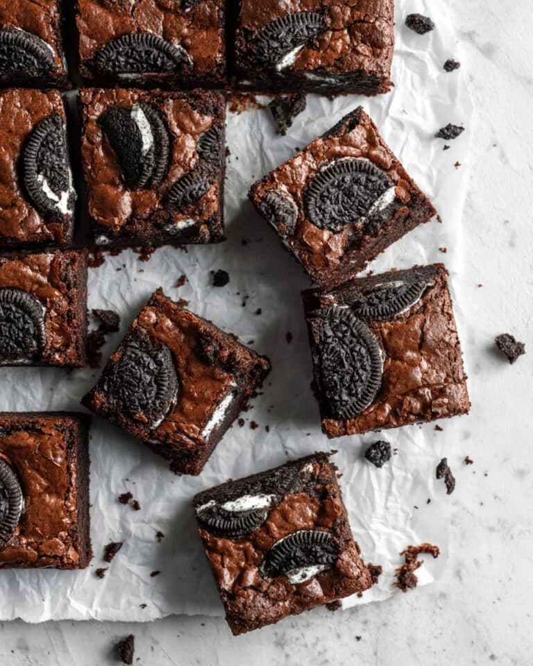 Fudgy Oreo Brownies Recipe