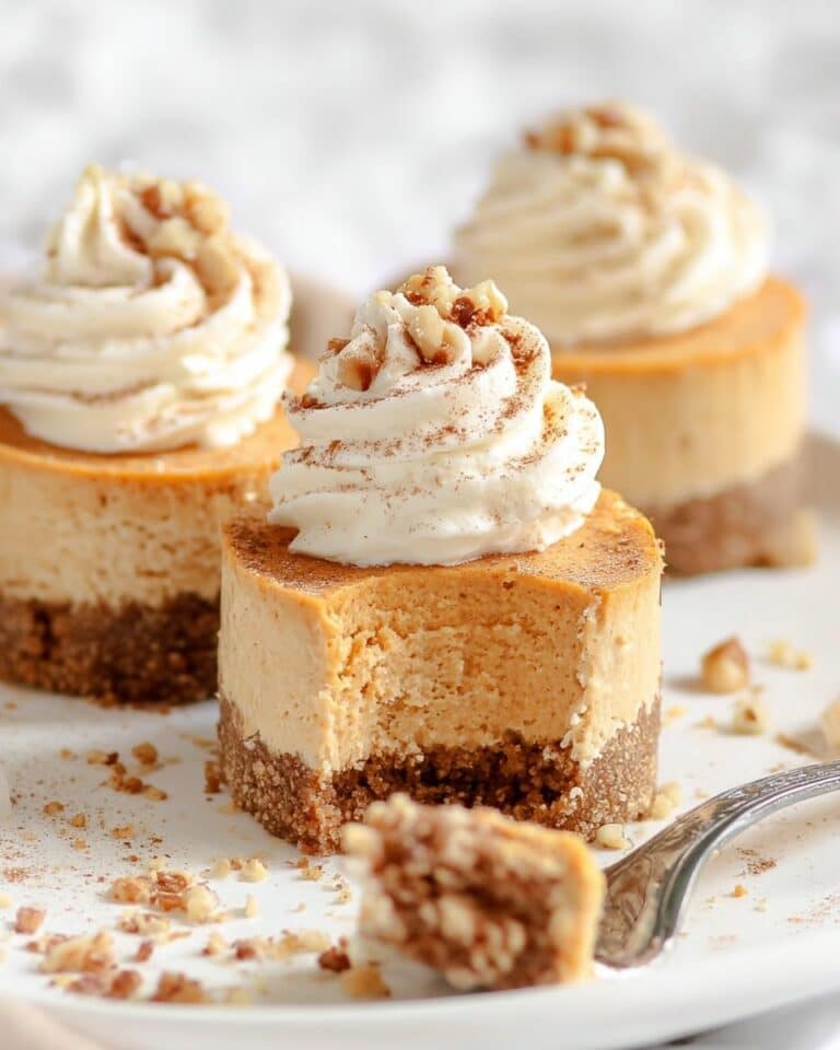 No Bake Pumpkin Mini Cheesecakes Recipe