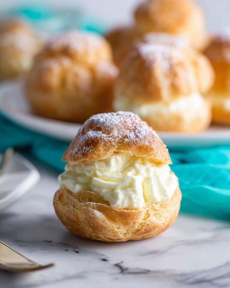 Cream Puffs with Vanilla Pastry Cream Recipe
