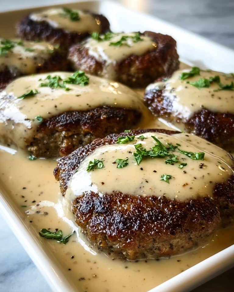 Amish Hamburger Steak Bake Recipe