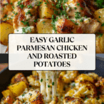 Garlic Parmesan Chicken and Potatoes Recipe