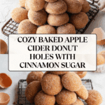 Baked Apple Cider Donut Holes Recipe